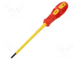 BM GROUP Destornillador plano aislado SL 3 de 100 mm