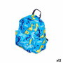 Mochila Escolar Pincello Multicolor 28 x 12 x 22 cm 22 x 28 x 12 cm Dinosaurios (12 Unidades)
