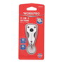 Workpro Llavero 7 en 1 Multiusos con Navaja, Destornillador, Abrebotellas y Luz LED de Acero Inoxidable
