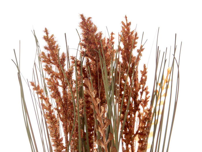 Ibergarden Ramillete Saco Ramas Envejecidos Surtidos Plástico y Rafia 15x35x15 cm (Set de 6)