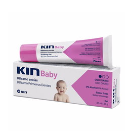 Kin Bálsamo Encías Gel Fresa #fresa 30 ml Desde 6 Meses Hasta 3 Años