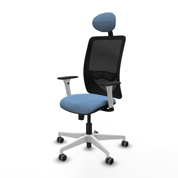 PIQUERAS Y CRESPO Silla de oficina Zulema Azul cielo con mecanismo Sincro PIQUERAS Y CRESPO Silla de oficina Zulema Azul cielo con mecanismo Sincro