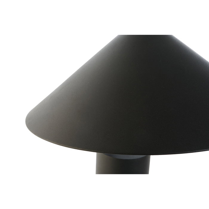 DKD Home Decor Lámpara de sobremesa de metal con sombrero negro DKD Home Decor Lámpara de sobremesa de metal con sombrero negro