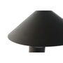 DKD Home Decor Lámpara de sobremesa de metal con sombrero negro