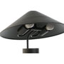 DKD Home Decor Lámpara de sobremesa de metal con sombrero negro