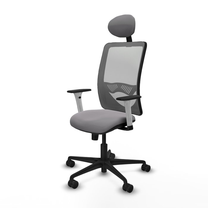 PIQUERAS Y CRESPO Silla de oficina Zulema Gris con mecanismo Sincro PIQUERAS Y CRESPO Silla de oficina Zulema Gris con mecanismo Sincro