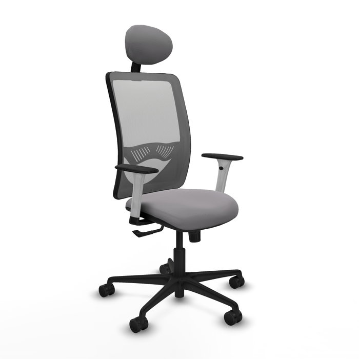 PIQUERAS Y CRESPO Silla de oficina Zulema Gris con mecanismo Sincro PIQUERAS Y CRESPO Silla de oficina Zulema Gris con mecanismo Sincro