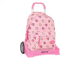 Mochila Escolar Disney Princess Rosa