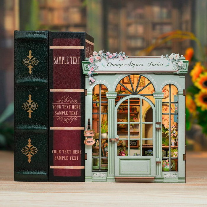 Maqueta Model Kit Miniature House Champs-Élysées Florist 18 x 16 cm Maqueta Model Kit Miniature House Champs-Élysées Florist 18 x 16 cm