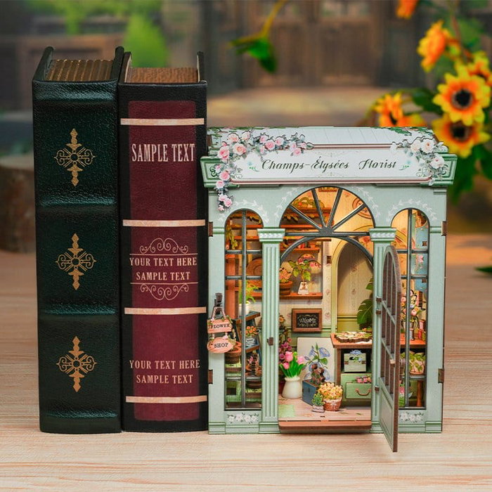 Maqueta Model Kit Miniature House Champs-Élysées Florist 18 x 16 cm Maqueta Model Kit Miniature House Champs-Élysées Florist 18 x 16 cm
