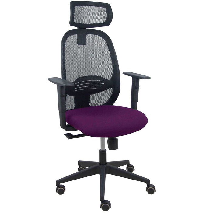 PIQUERAS Y CRESPO Silla de oficina Cilanco con mecanismo Sincro, Morado y Negro PIQUERAS Y CRESPO Silla de oficina Cilanco con mecanismo Sincro, Morado y Negro