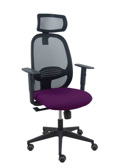 PIQUERAS Y CRESPO Silla de oficina Cilanco con mecanismo Sincro, Morado y Negro PIQUERAS Y CRESPO Silla de oficina Cilanco con mecanismo Sincro, Morado y Negro