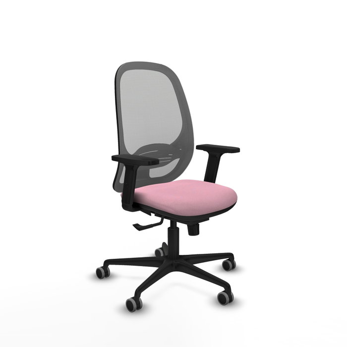 PIQUERAS Y CRESPO Silla de oficina Cilanco Rosa y Gris PIQUERAS Y CRESPO Silla de oficina Cilanco Rosa y Gris