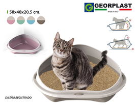 Georplast Cama Arena Shuttle Corner Big 58 x 48 x 14 cm (8 Unidades)