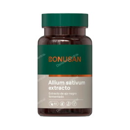 BONUSAN Allium Sativum Extracto de Ajo Negro Fermentado 60 Cápsulas