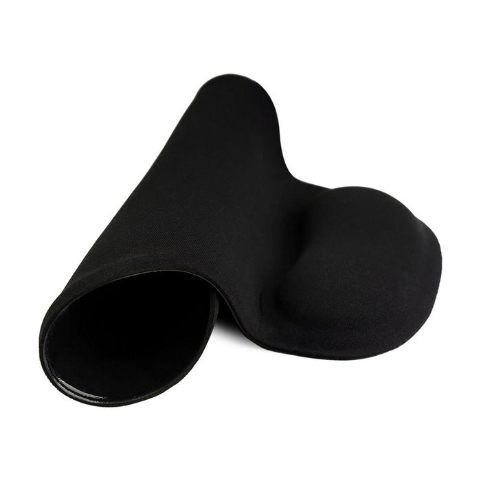 SAVIO Alfombrilla de Gel Negro para Ratón y Muñeca SAVIO Alfombrilla de Gel Negro para Ratón y Muñeca