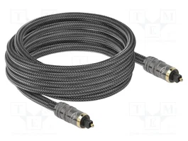 DeLOCK Cable TOSLINK macho a macho de 5 m Antracita