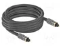 DeLOCK Cable TOSLINK macho a macho de 5 m Antracita