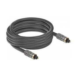 DeLOCK Cable TOSLINK macho-macho de 5 m, Antracita