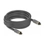DeLOCK Cable TOSLINK macho-macho de 5 m, Antracita
