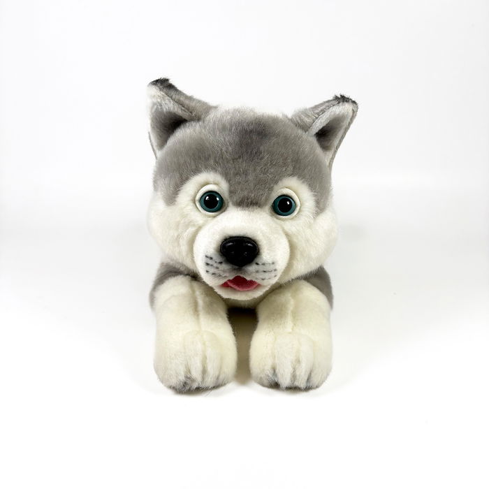 Deqube Peluche Husky Tumbado 25cm 939D00295 Bocalan