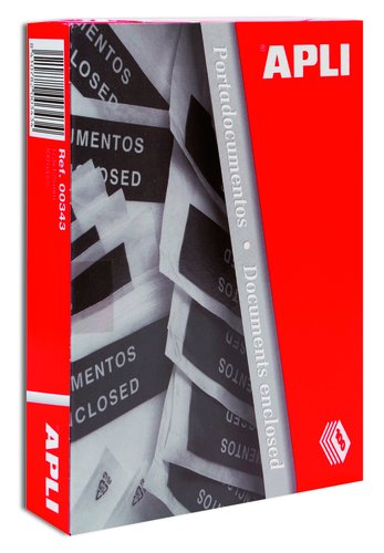 Sobres Adhesivos Packing-List Apli 173X125 (Ext.) Impresos Caja De 100 Sobres Adhesivos Packing-List Apli 173X125 (Ext.) Impresos Caja De 100