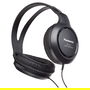 Panasonic Auriculares Diadema Circumaural Alámbricos RP-HT161, Negro, Respuesta en Frecuencia 10-27000 Hz, 32 Ohm, 130 g, Conector 3.5 mm