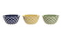 DKD Home Decor Set de 12 Cuencos de Porcelana Surtidos 650ml
