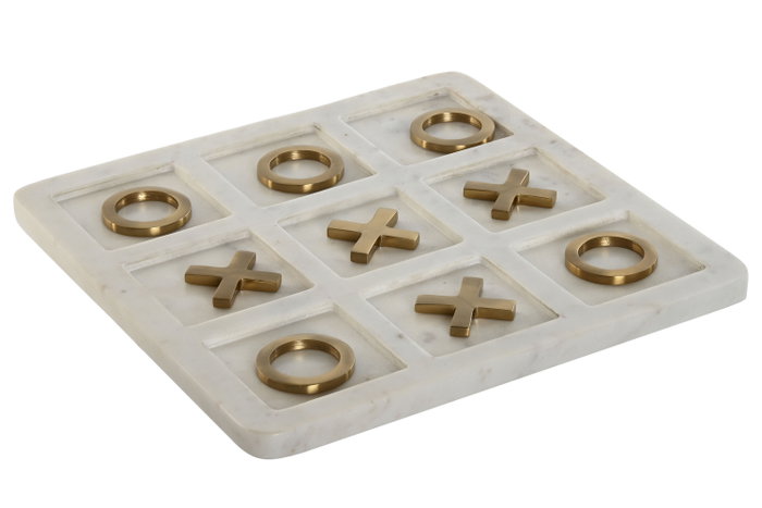 DKD Home Decor Juego de Mesa Urban Blanco Dorado Mármol y Aluminio 30 x 30 x 1.5 cm DKD Home Decor Juego de Mesa Urban Blanco Dorado Mármol y Aluminio 30 x 30 x 1.5 cm