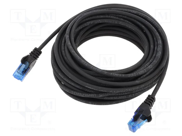 GOOBAY Patch Cord Cat 6a U/UTP 10m Negro