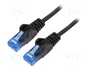 GOOBAY Patch Cord Cat 6a U/UTP 10m Negro