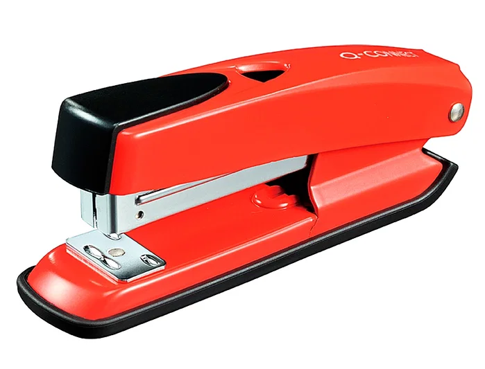 Q-Connect KF02150 Grapadora Metálica Roja Capacidad 20 Hojas