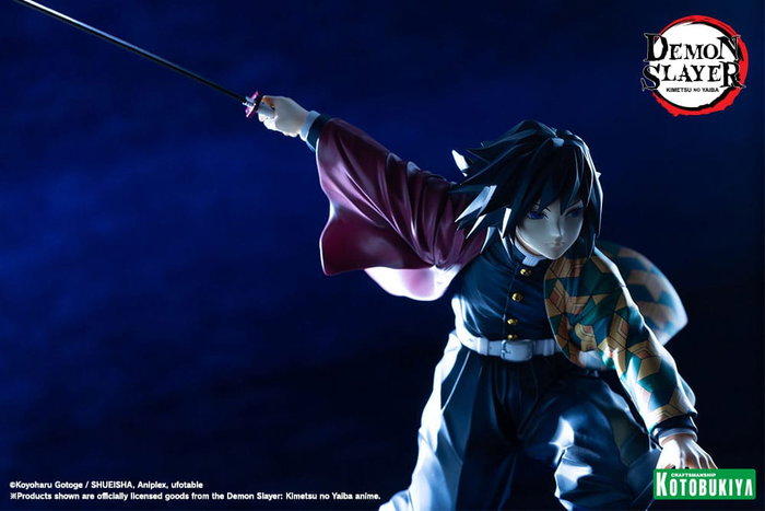 Kotobukiya Estatua ARTFX J de Giyu Tomioka - Demon Slayer: Kimetsu no Yaiba