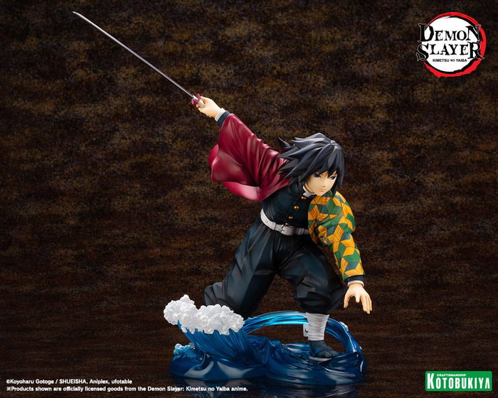 Kotobukiya Estatua ARTFX J de Giyu Tomioka - Demon Slayer: Kimetsu no Yaiba