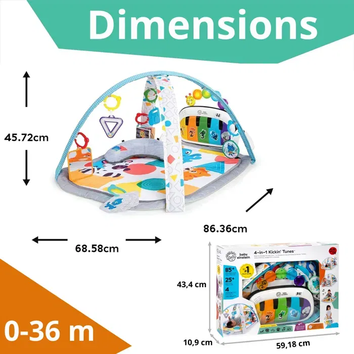 Baby Einstein Tapete de Juego Música y Aprendizaje para Bebés