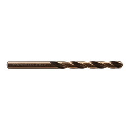 Wolfcraft Broca para Metal HSS Cobalto Rectificada Ø7,00 x 109 mm, Acero Inoxidable, Ángulo Punta 130°