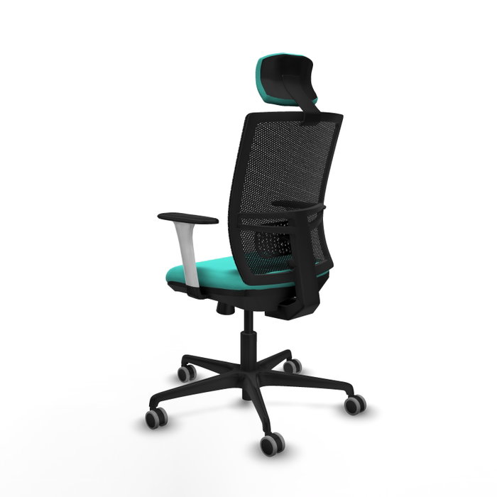 PIQUERAS Y CRESPO Silla de oficina Yunquera Turquesa y Negro PIQUERAS Y CRESPO Silla de oficina Yunquera Turquesa y Negro