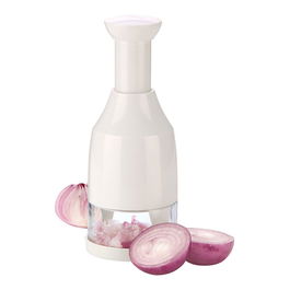 Tescoma Picador de cebolla handy para picar cebollas, verduras, frutas, frutos secos y chocolate con cuchilla de acero inoxidable