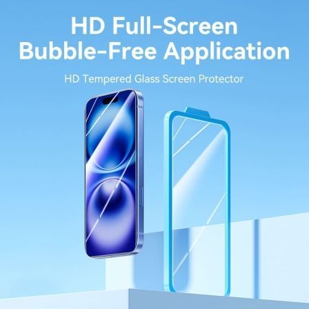 Vention Protector de Pantalla Cristal Templado KUMTCC-20 para iPhone 15 Pro + Herramienta de Instalación