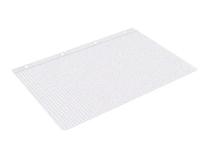 Liderpapel Recambio A4 100 Hojas Papel Reciclado 80gr Cuadro 4mm Con Margen 4 Taladros
