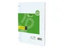 Liderpapel Recambio A4 100 Hojas Papel Reciclado 80gr Cuadro 4mm Con Margen 4 Taladros