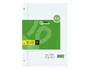 Liderpapel Recambio A4 100 Hojas Papel Reciclado 80gr Cuadro 4mm Con Margen 4 Taladros