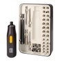 Koma Tools Kit de destornillador recargable 3,7 V con 35 accesorios