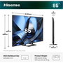 Hisense 85U7DSE Smart TV ULED de 85 pulgadas 4K Ultra HD