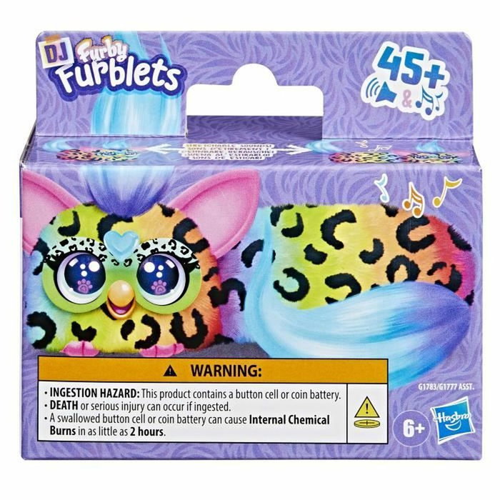 Furby DJ Furblets Rain-Bow-Kat minipeluche electrónico