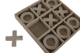 DKD Home Decor Juego De Mesa Beige Resina 22 x 2.5 x 22 cm (2 Unidades)