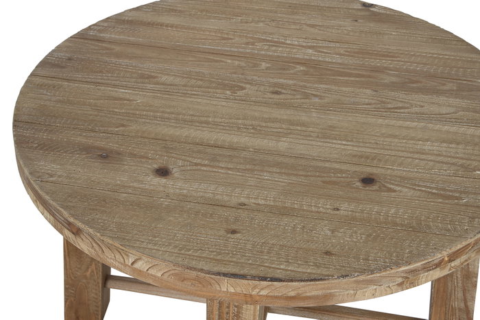 DKD Home Decor Mesita Auxiliar Abeto MDF Marrón