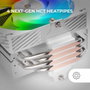 Mars Gaming MCPU-X4ARGB Disipador de CPU 12cm Blanco ARGB