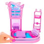 Barbie Set Malibu Retirada de Equipaje Jmj49 con Maleta, Carrito, Antifaz y Bolso - Muñeca de Viaje +3 Años