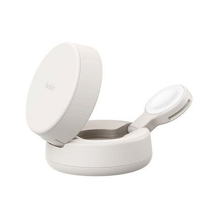 Belkin UltraCharge Qi2 25W Estación de Carga Magnética 2 en 1 Sand Belkin UltraCharge Qi2 25W Estación de Carga Magnética 2 en 1 Sand